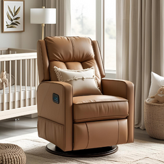 Boho Tan Power Reclining Nursing Chair