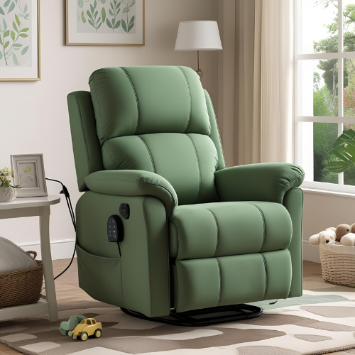 Woodland Green Power Glider/Recliner